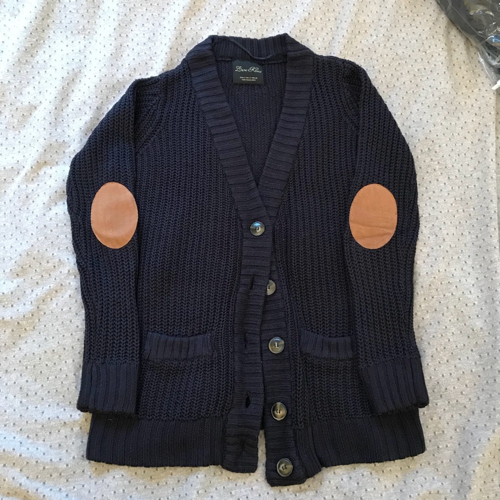 Zara sweater with shoulder elbow pads